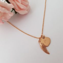 rose gold feather 1