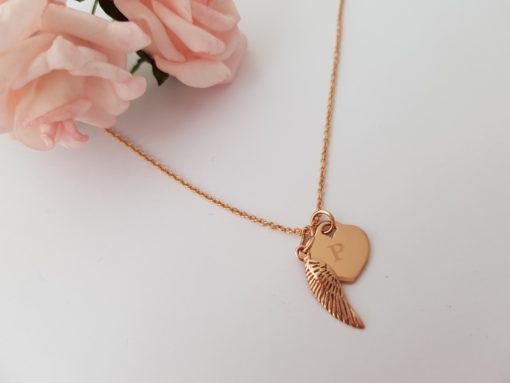 rose gold feather 1