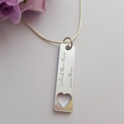 Personalised Rectangle Necklace - perfect as a gift