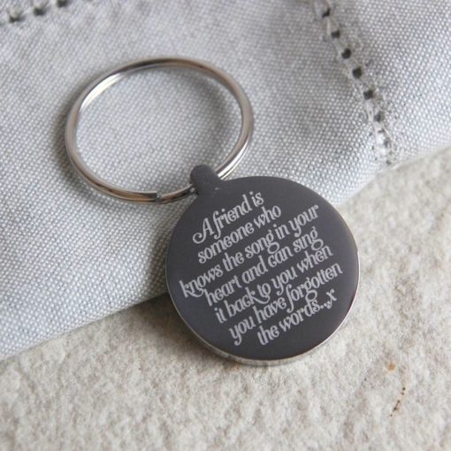 OHSO25516 'A Friend Is Someone' Keyring