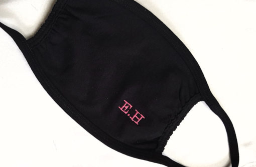 Personalised embroidery on face masks by Its Handmade