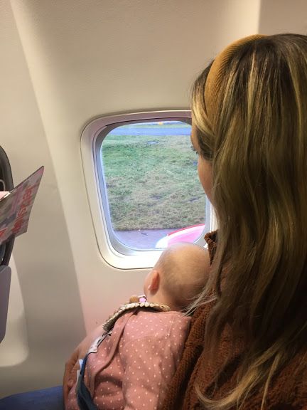 window seat on the plane